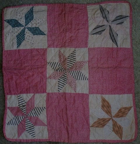 Little antique doll quilt!