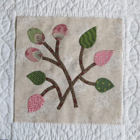 Applique quilt block