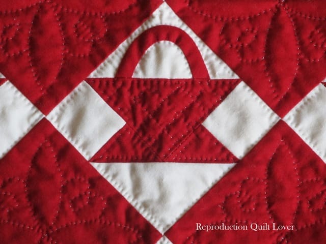 quilted basket block