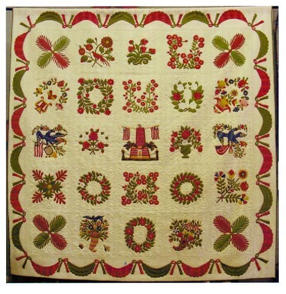 Baltimore Applique Society – Lady of Victory quilt