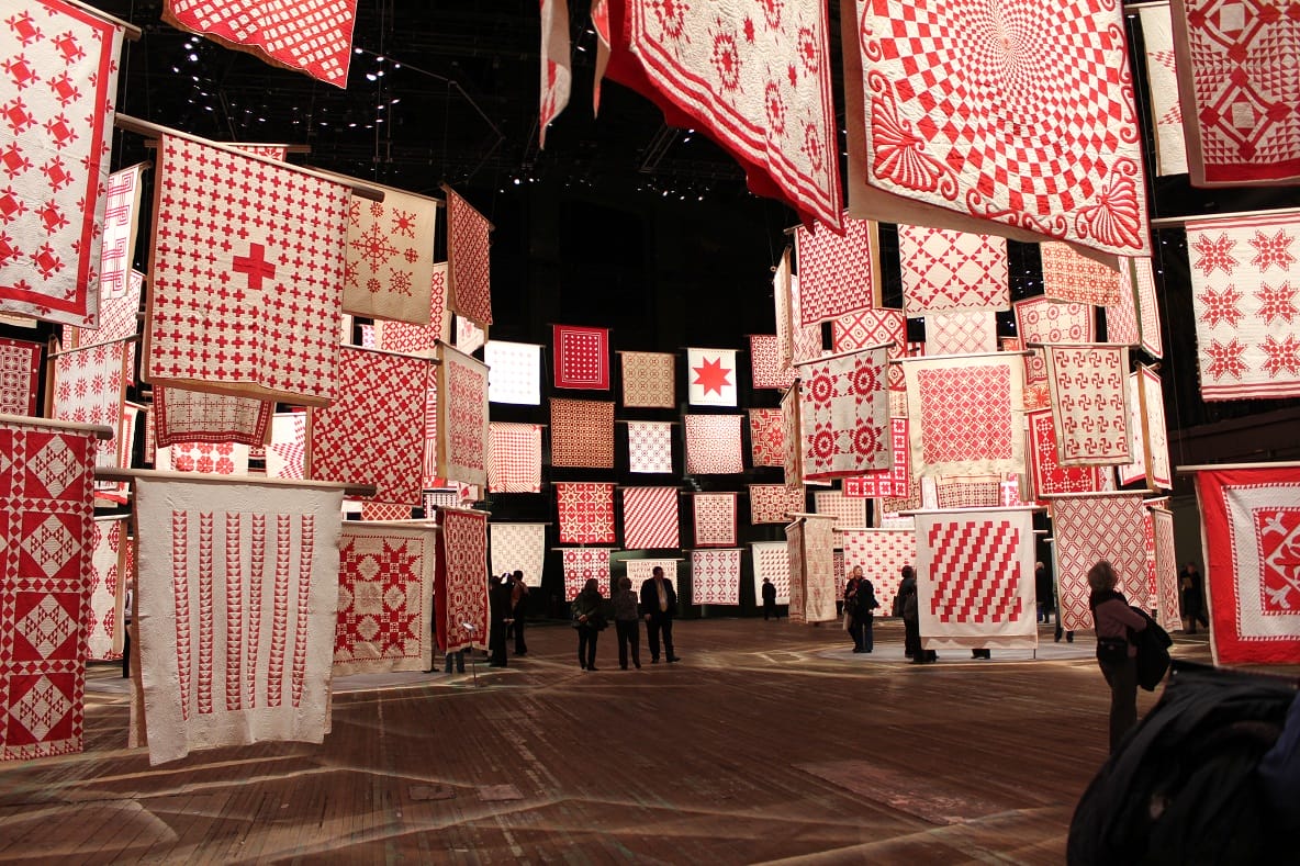 Red and White Quilts