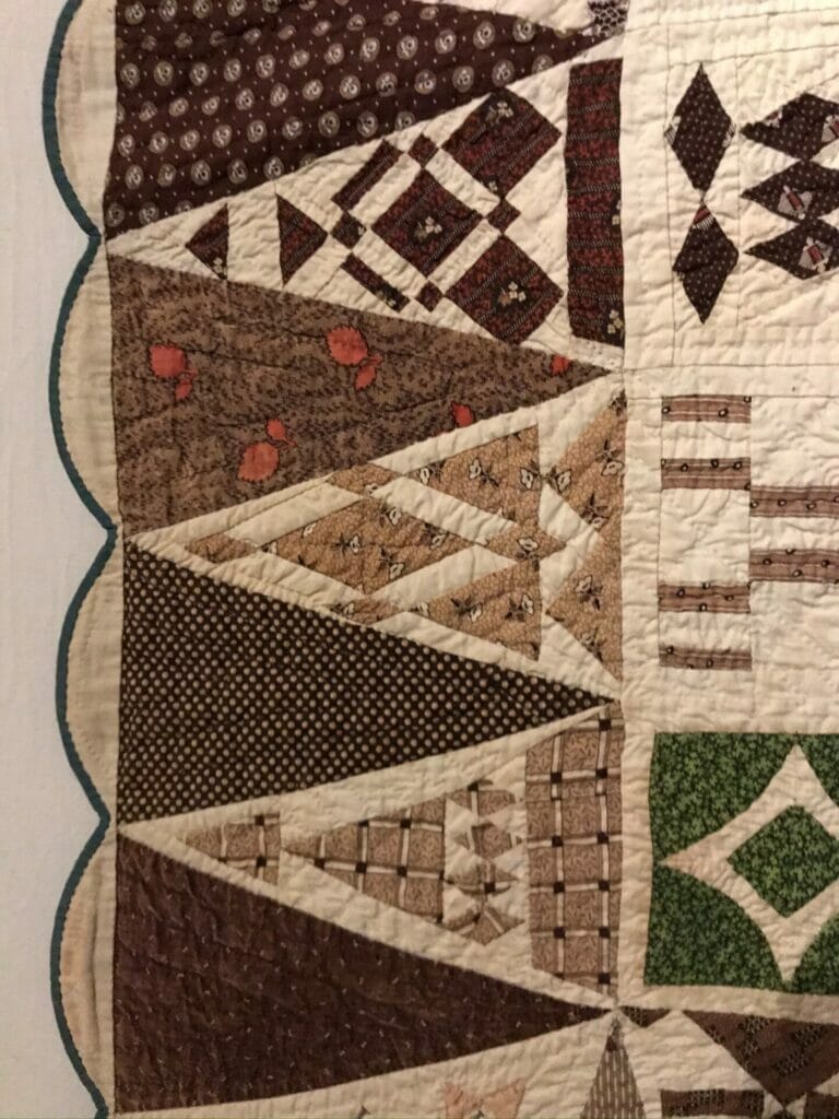 Portion of Jane Stickle quilt